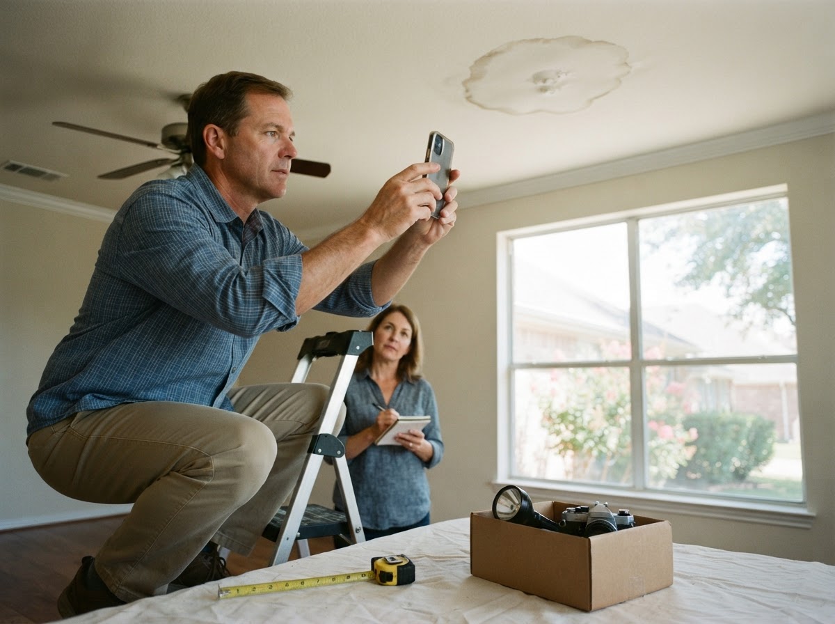 How To Document Roof Damage For Insurance In Dallas