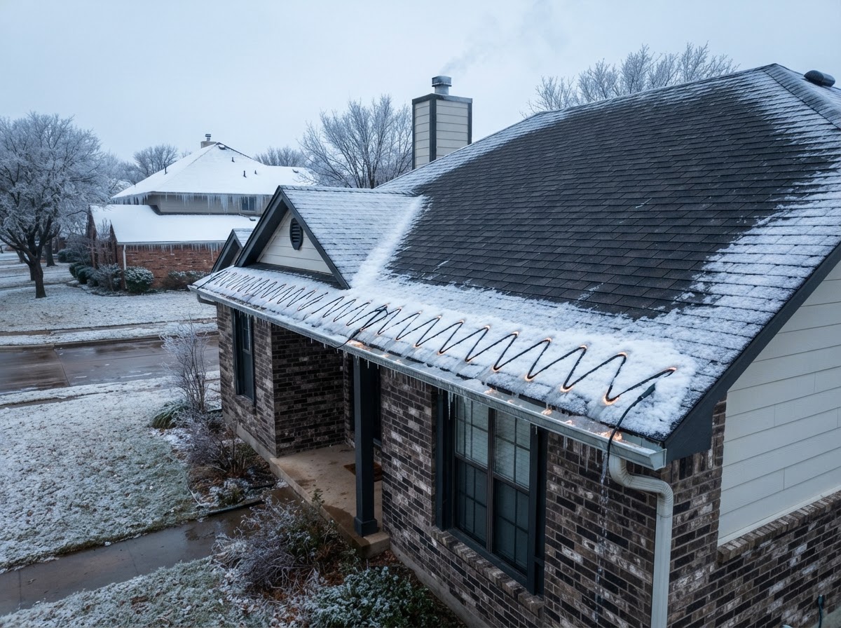 Preventing Ice Dams On Dallas Roofs During Rare Freezes