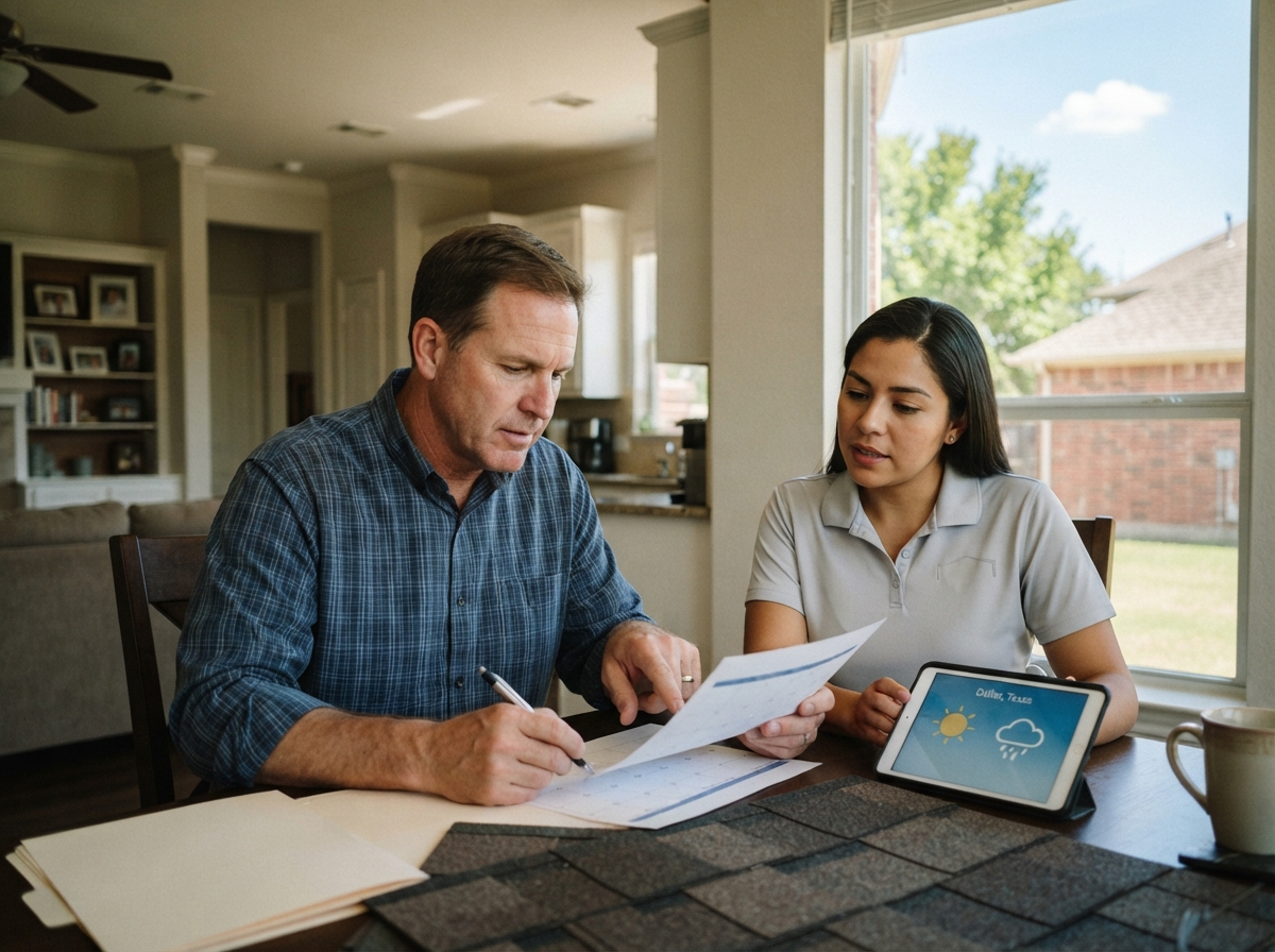 Scheduling Roof Repairs Around Dallas Weather Patterns
