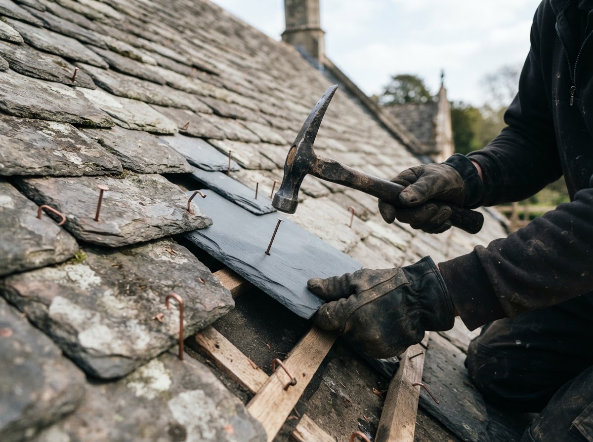 Slate Roof Repair in Dallas, TX